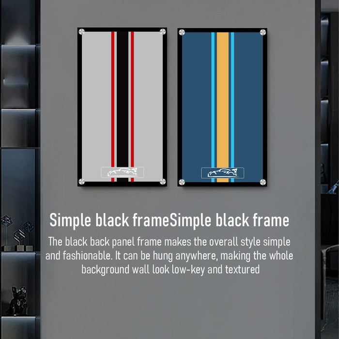 Acryl - Fotorahmen - Wandhalterung für 42096 klemmbausteine - LesDiy -