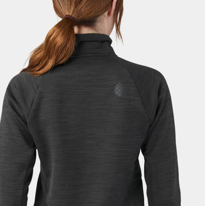 AllTrails x Stio Women's Glide Power Stretch Half Zip - Abyss Heather Midlayer Stio