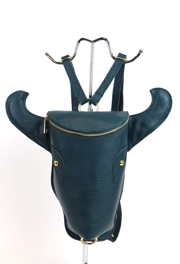 Bagitali Cow Head Backpack - Navy