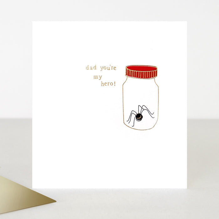 Caroline Gardner Tippy Toe Dad Youre My Hero Greetings Card