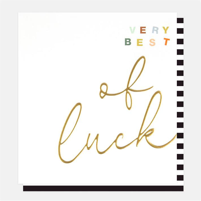 Caroline Gardner Very Best Of Luck Greetings Card