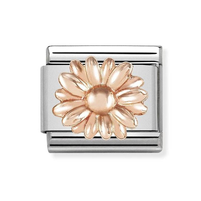 Classic Rose Gold Daisy Charm