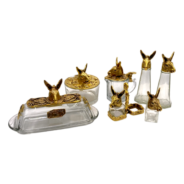 Donkey Salt & Pepper Shakers Tall