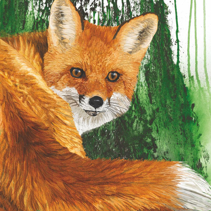 Evergreen Fox Napkins