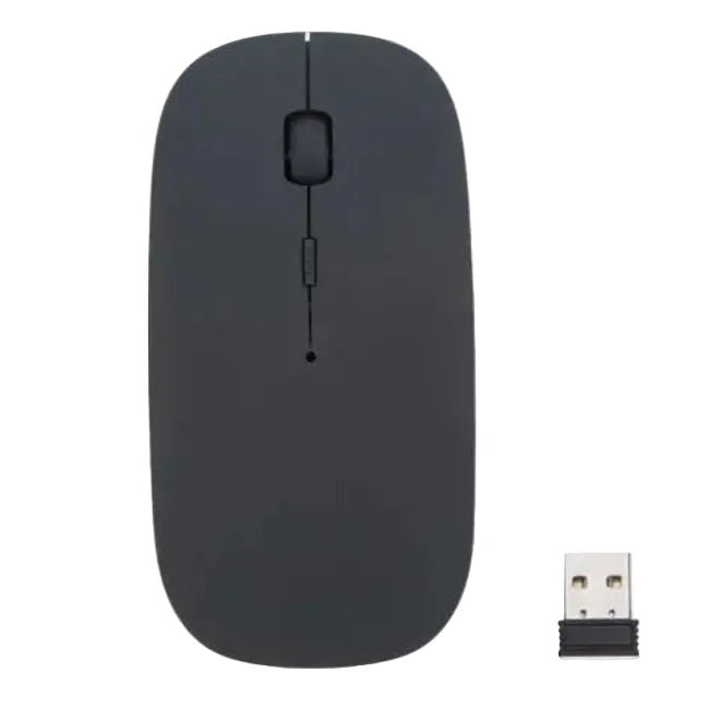 GBT Optical Wireless Computer Mouse, Super Slim Mouse For Pc Laptop, Black