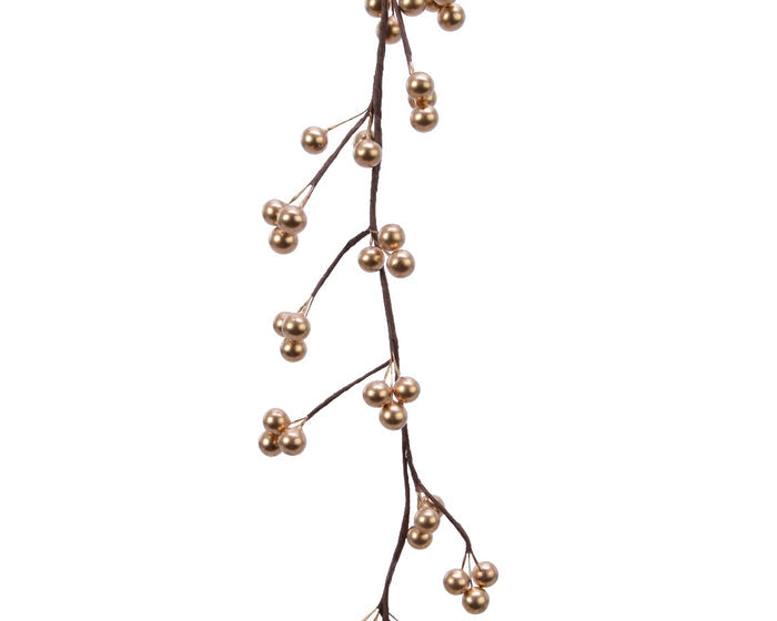 Golden Foam Berry Festive Spray Garland