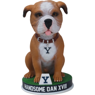 Handsome Dan XVIII Yale Bulldogs Live Bulldog Bobblehead