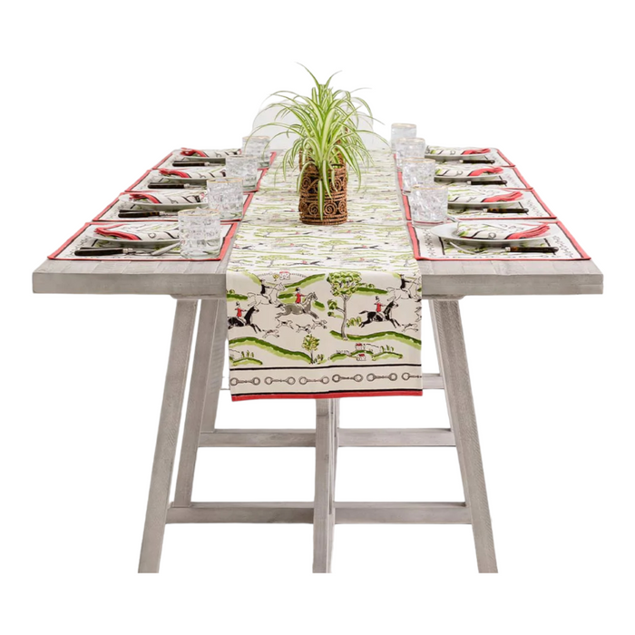 Hunt Scene Table Runner