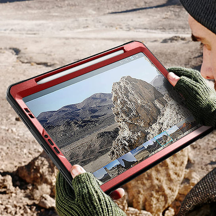 iPad Pro 11 Inch (2021) Unicorn Beetle Pro Rugged Case(open box) -Metallic Red