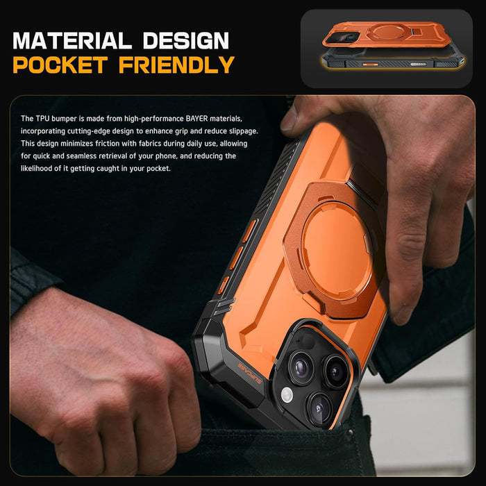 iPhone 16 Pro 6.3 inch UB Grip MagSafe Camera Control Button Phone Case-Magma