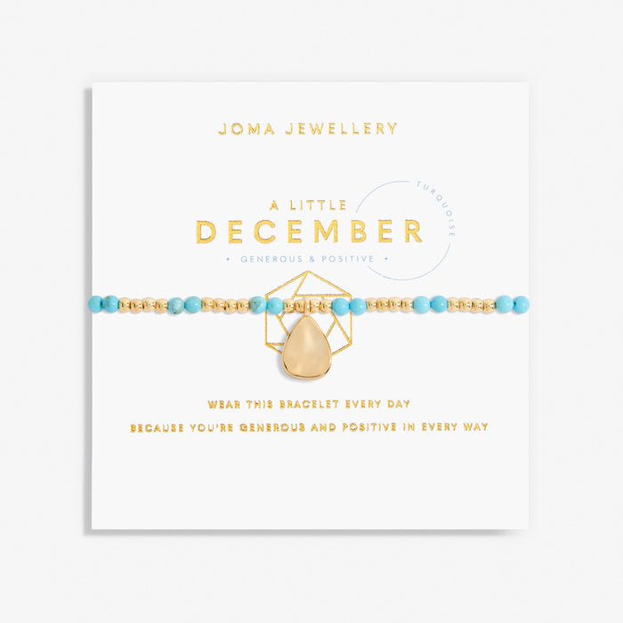 Joma A Little Bracelet - December Turquoise