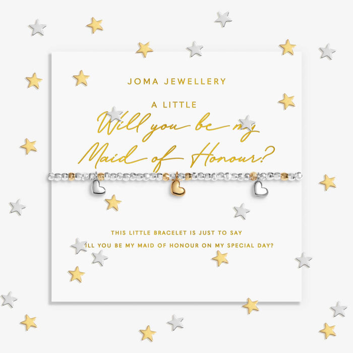 Joma Sparkle Confetti A Little - Will You Be My Maid Of Honour? Bracelet
