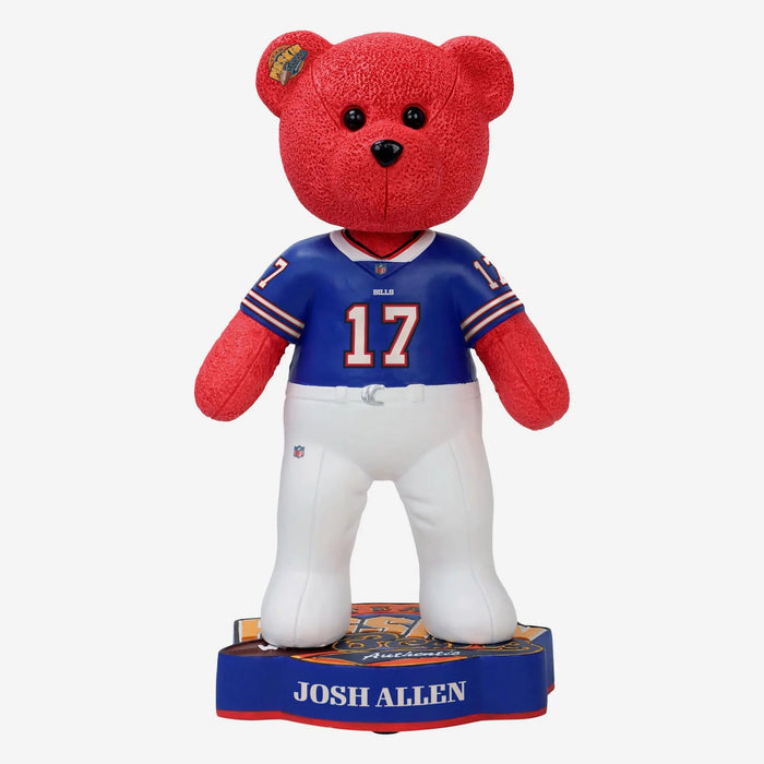 Josh Allen Buffalo Bills Teddy Bear NFL Football Bobblehead