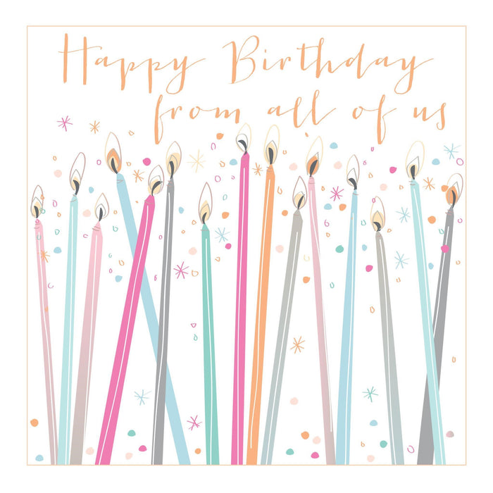 Large Luxe From All of Us Birthday Greetings Card
