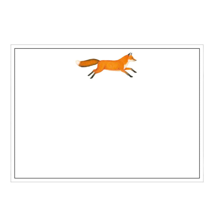 Leaping Fox Correspondence Cards