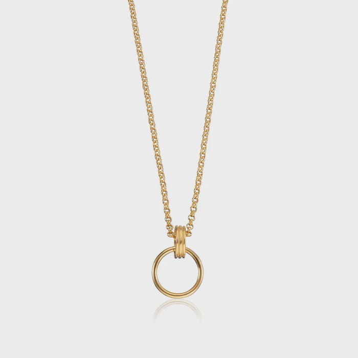 Lily Charmed Gold Charm Capture Necklace