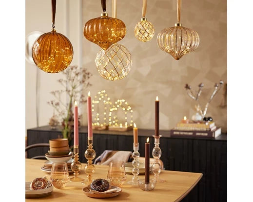 Micro LED Battery Operated Indoor Decorative Net Ball Light - 20cm