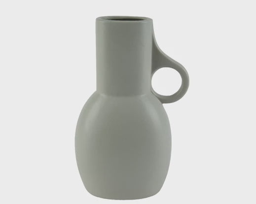 Mint Stoneware Vase
