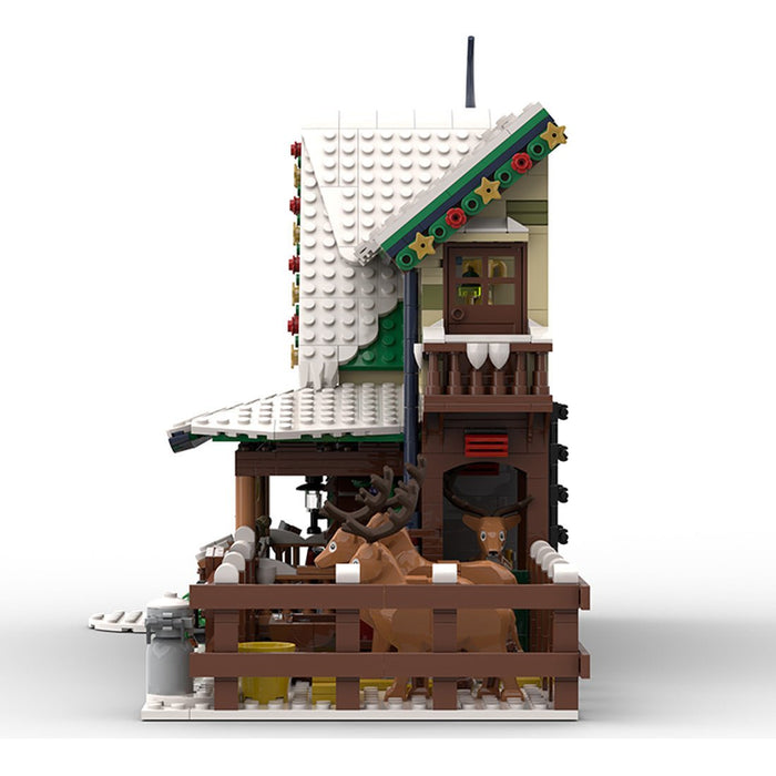 MOC - 183213 Winter Village Reindeer Ranch Klemmbausteine - LesDiy - Klemmbausteine
