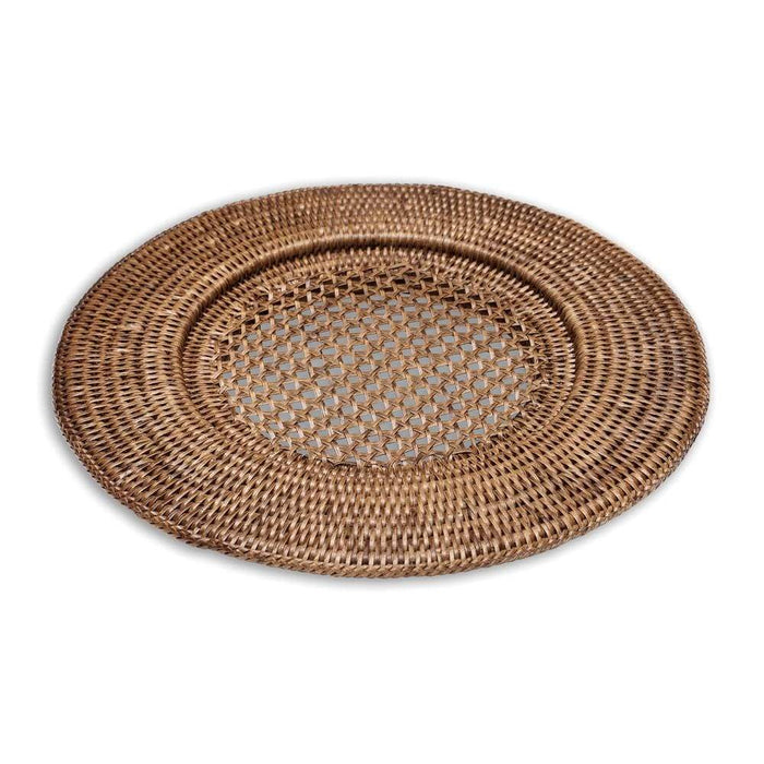 Natural Rattan Round Charger