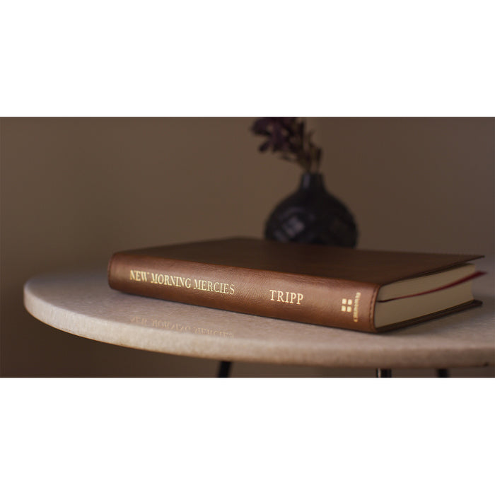 New Morning Mercies Devotional - Paul Tripp - Imitation Leather Edition - TruTone Brown (9)