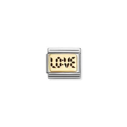 Nomination Classic 18K Gold Digital Love Charm
