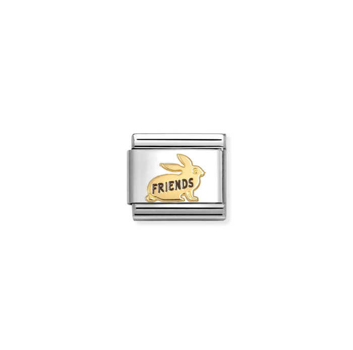 Nomination Classic 18K Gold Friends Rabbit Charm