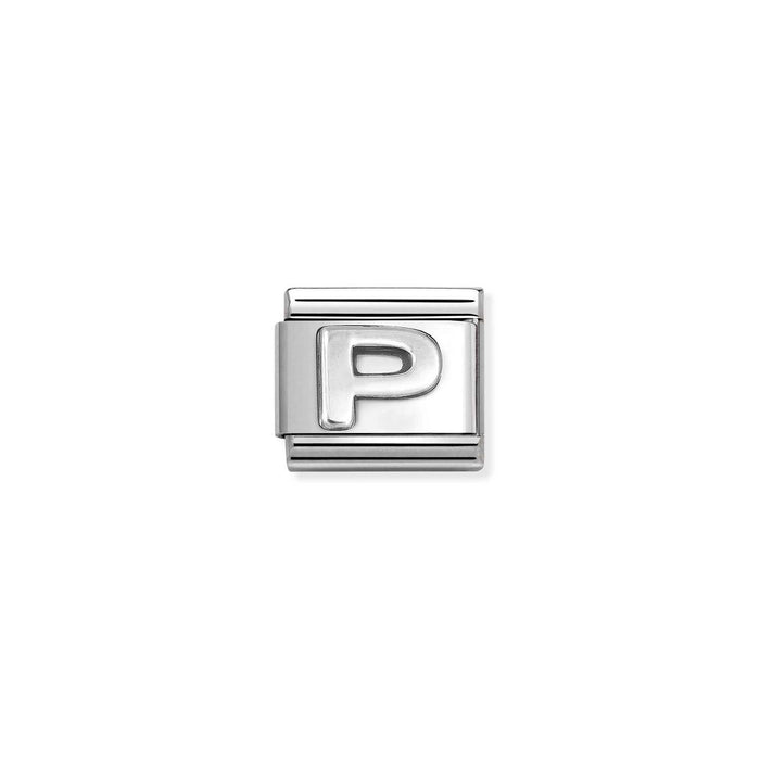 Nomination Classic Silver Charm - Letter P