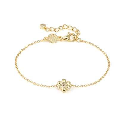 Nomination Petit Sparkle Bracelet - Gold Flower