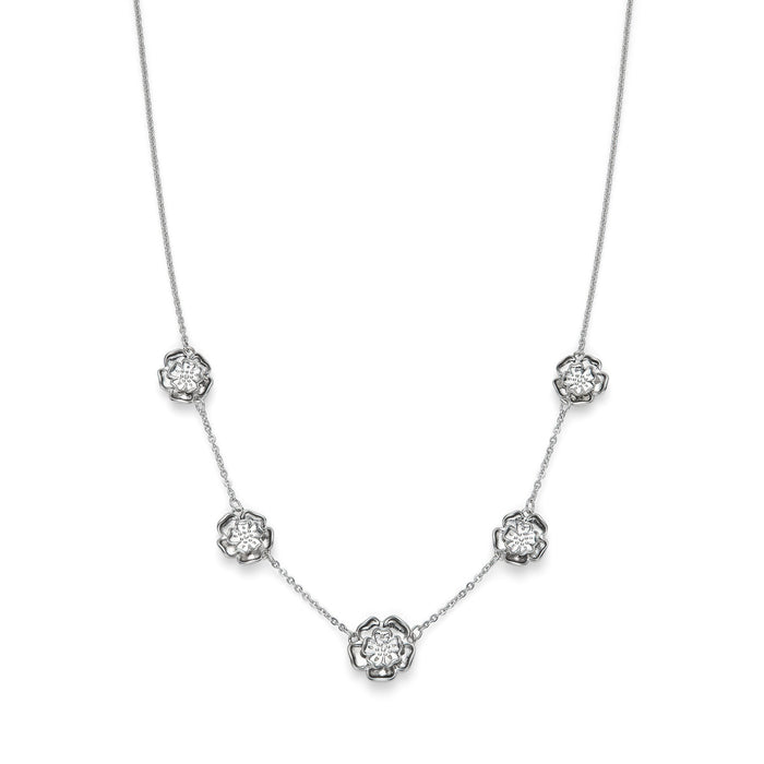 Olivia Burton Tudor Rose Necklace - Silver