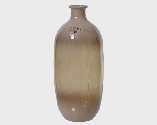 Recycled Glass Vase - Sand