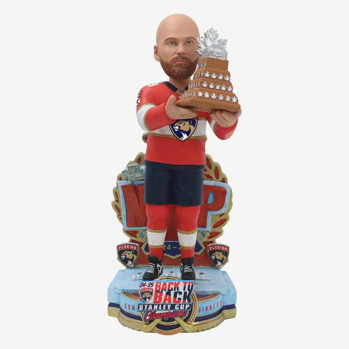 Sam Bennett Florida Panthers 2025 Stanley Cup Champions MVP Celebration NHL Bobblehead