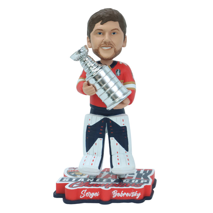 Sergei Bobrovsky Florida Panthers Back To Back Stanley Cup Champions NHL Bobblehead