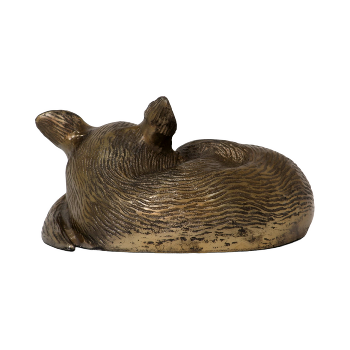 Sleeping Fox Figurine