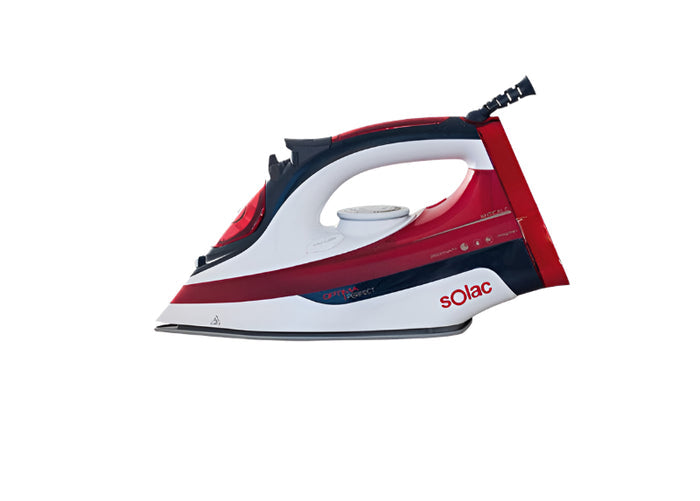PV-2014 / Solac Iron red & blue 2600 watt control scroll / Ceramic plate / self 2600 WATT / YES