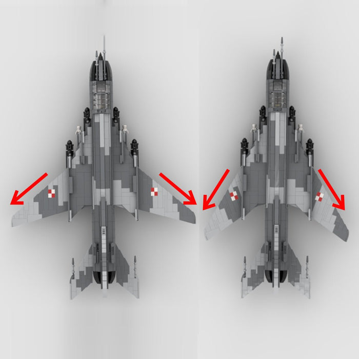 SU - 22 Fighter Jet Klemmbausteine - LesDiy - Klemmbausteine