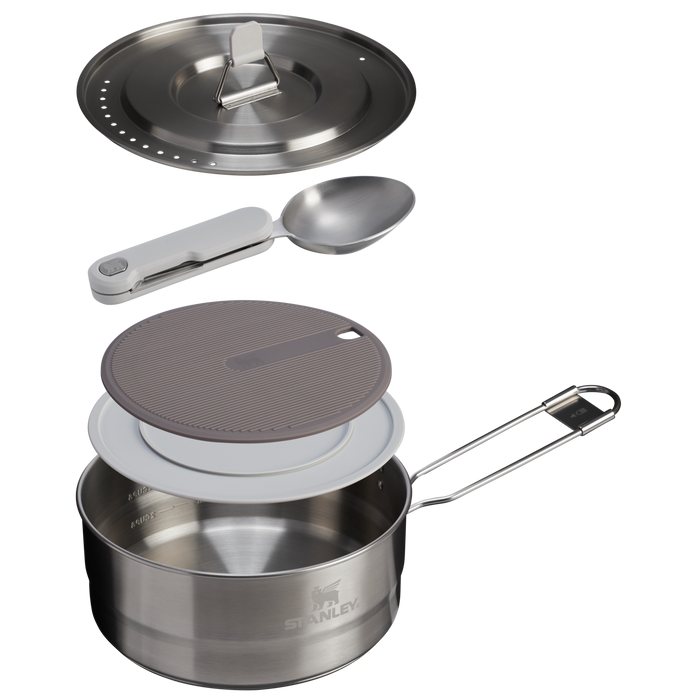 The Wildfare Pro Square Pan Cookset 5-piece set | 1.9 L