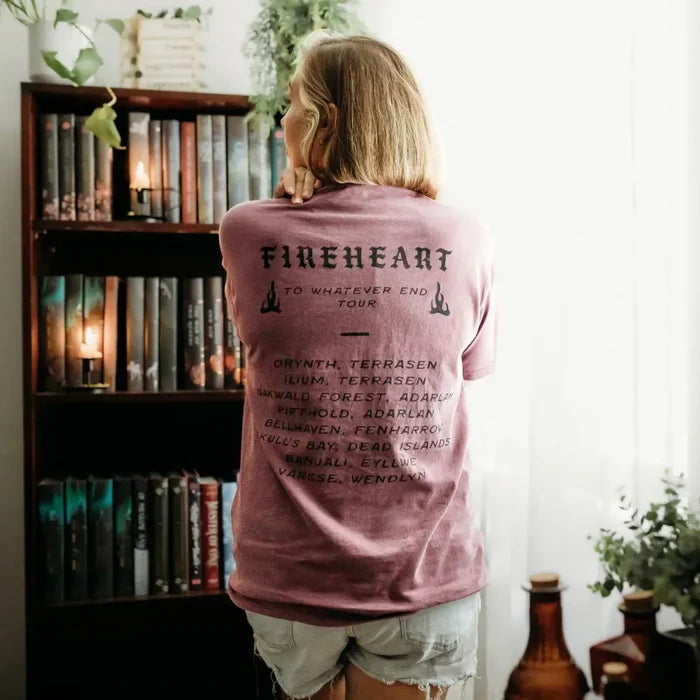 Throne of Glass Inspired: To Whatever End Tour Heavy Weight Tee Shirt