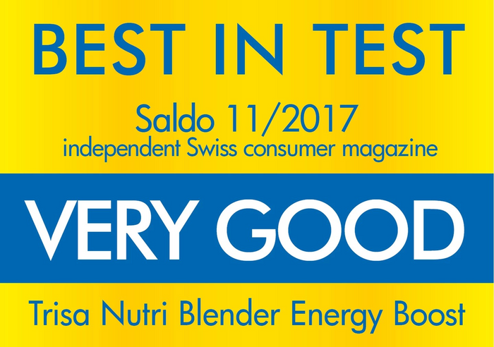 Trisa Nutri Blender, Energy Boost, 400Ml, 1000Watts, Black