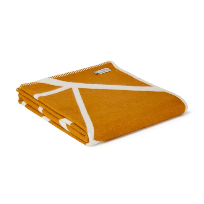 Tweedmill Cotton Twig Throw - English Mustard