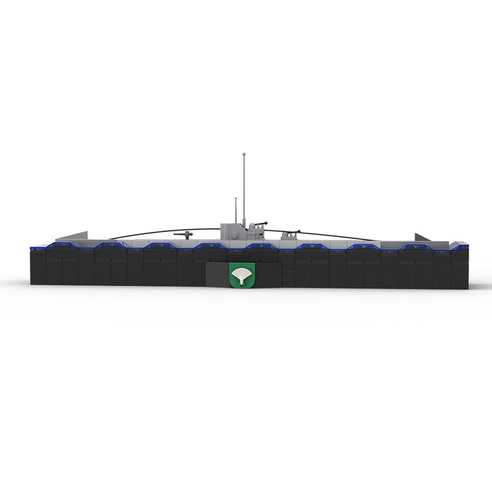 1/200 Scale German U - 505 WWII U - boat Klemmbausteine - LesDiy - Klemmbausteine