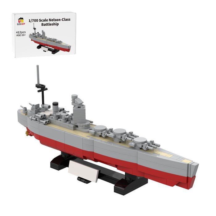 1/700 Scale Nelson - Class Battleship Klemmbausteine - LesDiy - Klemmbausteine