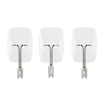 3M Command Small Wire Hook with Strip - White & Metal | 3M17067 (7671933534396)