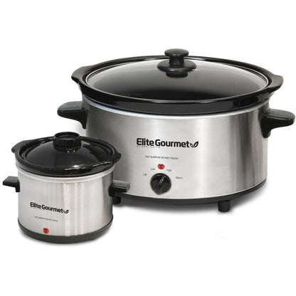 5Qt. Slow Cooker with 0.75Qt Mini Dipper