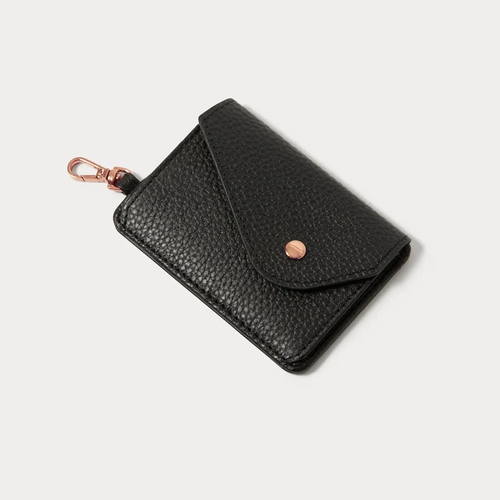 Add-On Magnet Wallet - Black/Rose Gold