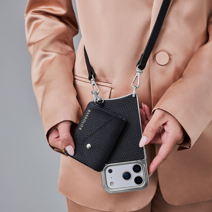 Add-On Magnet Wallet - Black/Silver