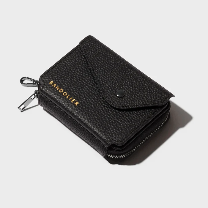 Add-On Mirror Magnet Wallet - Black/Pewter