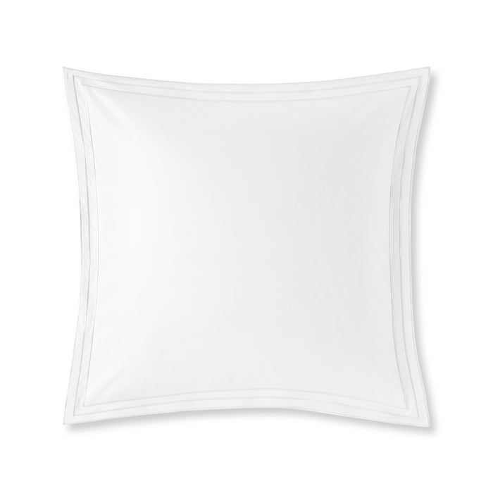 alba_white_sand_euro_sham pillowcase on a white background