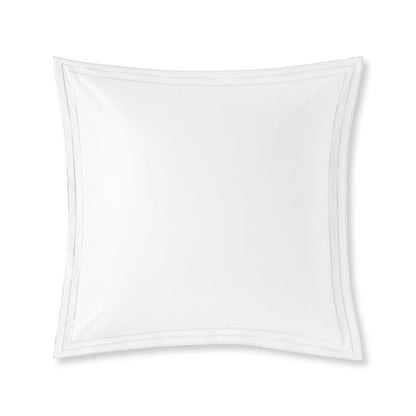 alba_white_sand_euro_sham pillowcase on a white background