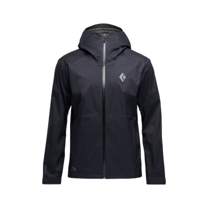 AllTrails × Black Diamond Men's Fineline Stretch Shell - Black Outerwear Black Diamond